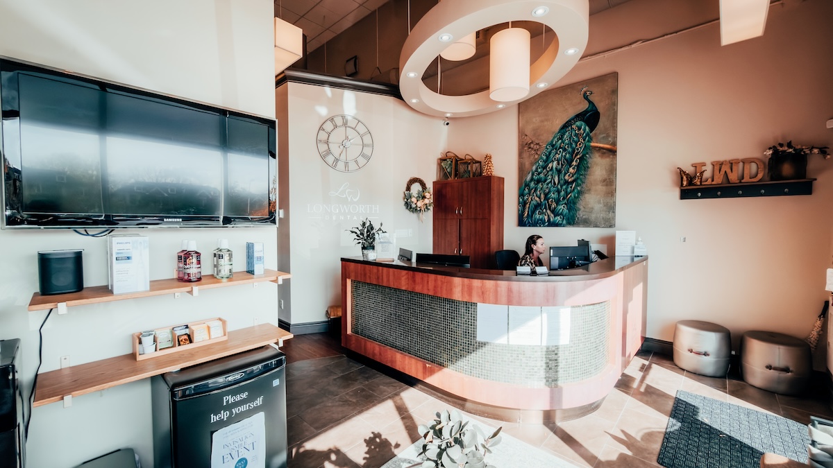 Receptionists greeting you at Longworth Dental Bowmanville